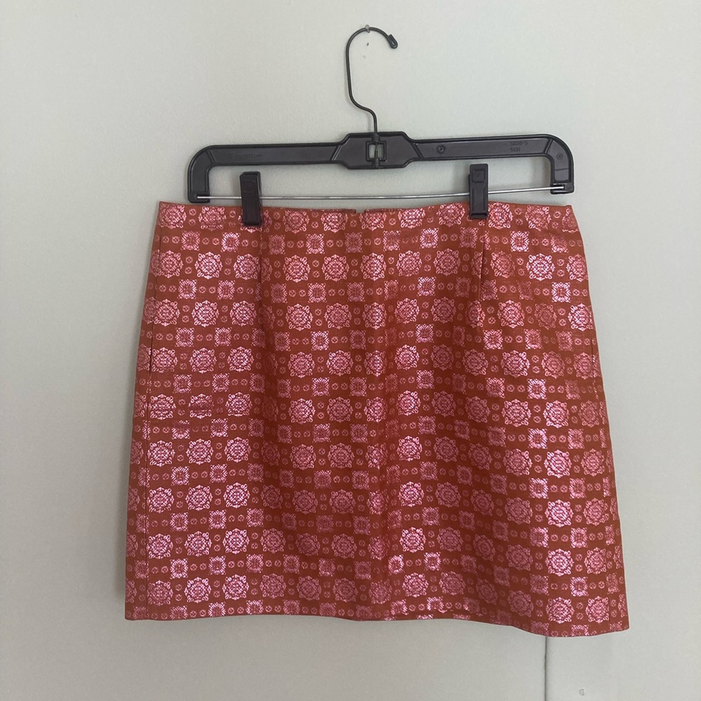 J. Crew Collection Silk Jacquard Skirt Size 4/Small